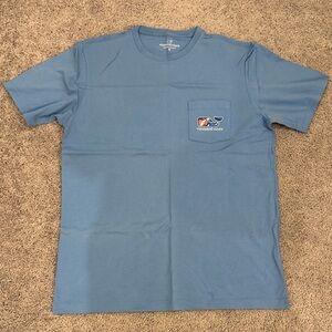 Vineyard Vines Blue Graphic Short Sleeve Tee Shirt
